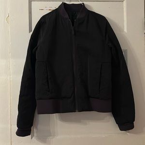 Lululemon black reversible bomber jacket